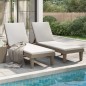 vidaXL Sonnenliegen 2 Stk. Hellbraun 155x58x83 cm Polypropylen vidaXL Sonnenliegen 2 Stk. Hellbraun 155x58x83 cm Polypropylen