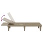 vidaXL Sonnenliegen 2 Stk. Hellbraun 155x58x83 cm Polypropylen vidaXL Sonnenliegen 2 Stk. Hellbraun 155x58x83 cm Polypropylen