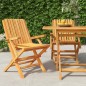 vidaXL Gartenstühle 2 Stk. Klappbar 61x67x90 cm Massivholz Teak vidaXL Gartenstühle 2 Stk. Klappbar 61x67x90 cm Massivholz Teak