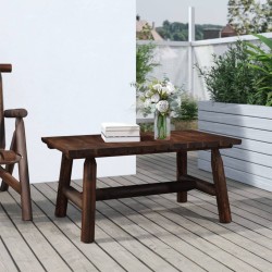 vidaXL Couchtisch 90x50x41 cm Massivholz Fichte 