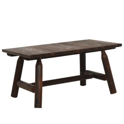 vidaXL Couchtisch 90x50x41 cm Massivholz Fichte 