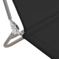 vidaXL Sonnenliegen Klappbar 2 Stk. Schwarz Textilene und Stahl vidaXL Sonnenliegen Klappbar 2 Stk. Schwarz Textilene und Stahl