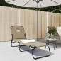 vidaXL Sonnenliege Klappbar Oxford-Gewebe & Pulverbeschichteter Stahl vidaXL Sonnenliege Klappbar Oxford-Gewebe & Pulverbeschichteter Stahl