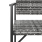 vidaXL Gartenbank 2-Sitzer Grau Poly Rattan vidaXL Gartenbank 2-Sitzer Grau Poly Rattan