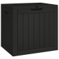 vidaXL Gartenbox Schwarz 55,5x43x53 cm Polypropylen vidaXL Gartenbox Schwarz 55,5x43x53 cm Polypropylen