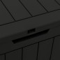 vidaXL Gartenbox Schwarz 55,5x43x53 cm Polypropylen vidaXL Gartenbox Schwarz 55,5x43x53 cm Polypropylen