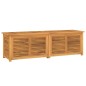 vidaXL Gartenbox mit Beutel 175x50x53 cm Massivholz Teak vidaXL Gartenbox mit Beutel 175x50x53 cm Massivholz Teak