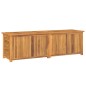 vidaXL Gartenbox mit Beutel 175x50x53 cm Massivholz Teak vidaXL Gartenbox mit Beutel 175x50x53 cm Massivholz Teak
