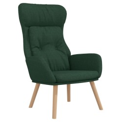 vidaXL Relaxsessel Dunkelgrün Stoff
