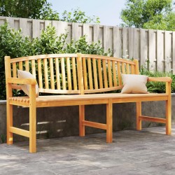 vidaXL Gartenbank 179,5x60x90 cm Massivholz Teak