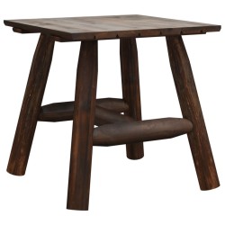 vidaXL Beistelltisch 49x49x50 cm Massivholz Fichte 