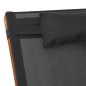 vidaXL Schaukelstuhl Grau Textilene und Massivholz Pappel vidaXL Schaukelstuhl Grau Textilene und Massivholz Pappel