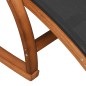 vidaXL Schaukelstuhl Grau Textilene und Massivholz Pappel vidaXL Schaukelstuhl Grau Textilene und Massivholz Pappel