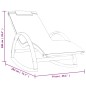 vidaXL Schaukelstuhl Grau Textilene und Massivholz Pappel vidaXL Schaukelstuhl Grau Textilene und Massivholz Pappel