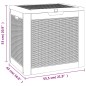 vidaXL Gartenbox Schwarz 55,5x43x53 cm Polypropylen vidaXL Gartenbox Schwarz 55,5x43x53 cm Polypropylen