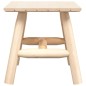 vidaXL Beistelltisch 49x49x50 cm Massivholz Fichte vidaXL Beistelltisch 49x49x50 cm Massivholz Fichte