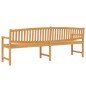 vidaXL Gartenbank 228x59,5x90 cm Massivholz Teak vidaXL Gartenbank 228x59,5x90 cm Massivholz Teak