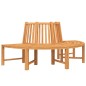 vidaXL Baumbank Halbrund Ø201 cm Massivholz Teak vidaXL Baumbank Halbrund Ø201 cm Massivholz Teak