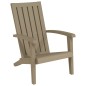 vidaXL Adirondack-Gartenstühle 2 Stk. Hellbraun Polypropylen vidaXL Adirondack-Gartenstühle 2 Stk. Hellbraun Polypropylen