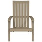 vidaXL Adirondack-Gartenstühle 2 Stk. Hellbraun Polypropylen vidaXL Adirondack-Gartenstühle 2 Stk. Hellbraun Polypropylen
