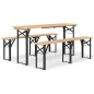 vidaXL 3-tlg. Biertisch-Set Klappbar Massivholz Tanne vidaXL 3-tlg. Biertisch-Set Klappbar Massivholz Tanne