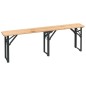 vidaXL 3-tlg. Biertisch-Set Klappbar Massivholz Tanne vidaXL 3-tlg. Biertisch-Set Klappbar Massivholz Tanne
