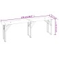 vidaXL 3-tlg. Biertisch-Set Klappbar Massivholz Tanne vidaXL 3-tlg. Biertisch-Set Klappbar Massivholz Tanne
