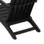 vidaXL Adirondack-Gartenstühle 2 Stk. Schwarz Polypropylen vidaXL Adirondack-Gartenstühle 2 Stk. Schwarz Polypropylen