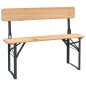 vidaXL 3-tlg. Biertisch-Set Klappbar Massivholz Tanne vidaXL 3-tlg. Biertisch-Set Klappbar Massivholz Tanne