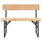 vidaXL 3-tlg. Biertisch-Set Klappbar Massivholz Tanne vidaXL 3-tlg. Biertisch-Set Klappbar Massivholz Tanne