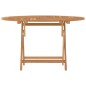 vidaXL Gartentisch Klappbar Ø 120x75 cm Massivholz Teak vidaXL Gartentisch Klappbar Ø 120x75 cm Massivholz Teak