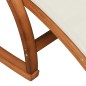 vidaXL Schaukelstuhl Weiß Textilene und Massivholz Pappel vidaXL Schaukelstuhl Weiß Textilene und Massivholz Pappel