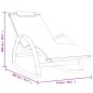 vidaXL Schaukelstuhl Weiß Textilene und Massivholz Pappel vidaXL Schaukelstuhl Weiß Textilene und Massivholz Pappel