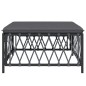 vidaXL Gartenhocker mit Kissen Anthrazit Gewebe vidaXL Gartenhocker mit Kissen Anthrazit Gewebe
