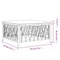 vidaXL Gartenhocker mit Kissen Anthrazit Gewebe vidaXL Gartenhocker mit Kissen Anthrazit Gewebe