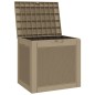 vidaXL Gartenbox Hellbraun 55,5x43x53 cm Polypropylen vidaXL Gartenbox Hellbraun 55,5x43x53 cm Polypropylen