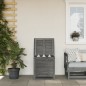 vidaXL Gartentruhe Anthrazit 50x49x56,5 cm Massivholz Tanne vidaXL Gartentruhe Anthrazit 50x49x56,5 cm Massivholz Tanne