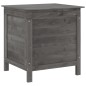 vidaXL Gartentruhe Anthrazit 50x49x56,5 cm Massivholz Tanne vidaXL Gartentruhe Anthrazit 50x49x56,5 cm Massivholz Tanne