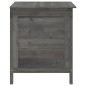 vidaXL Gartentruhe Anthrazit 50x49x56,5 cm Massivholz Tanne vidaXL Gartentruhe Anthrazit 50x49x56,5 cm Massivholz Tanne