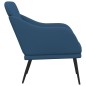 Sessel Blau 63x76x80 cm Stoff Sessel Blau 63x76x80 cm Stoff
