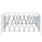 vidaXL Gartentisch Weiß 70x70x34 cm Gewebe vidaXL Gartentisch Weiß 70x70x34 cm Gewebe