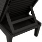 vidaXL Sonnenliegen 2 Stk. Schwarz 155x58x83 cm Polypropylen vidaXL Sonnenliegen 2 Stk. Schwarz 155x58x83 cm Polypropylen