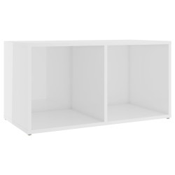 vidaXL TV-Schrank Hochglanz-Weiß 72x35x36,5 cm Holzwerkstoff