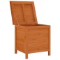 vidaXL Gartentruhe Braun 50x49x56,5 cm Massivholz Tanne vidaXL Gartentruhe Braun 50x49x56,5 cm Massivholz Tanne