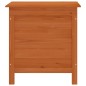 vidaXL Gartentruhe Braun 50x49x56,5 cm Massivholz Tanne vidaXL Gartentruhe Braun 50x49x56,5 cm Massivholz Tanne