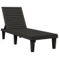 vidaXL Sonnenliege Schwarz 155x58x83 cm Polypropylen vidaXL Sonnenliege Schwarz 155x58x83 cm Polypropylen