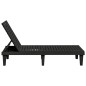 vidaXL Sonnenliege Schwarz 155x58x83 cm Polypropylen vidaXL Sonnenliege Schwarz 155x58x83 cm Polypropylen