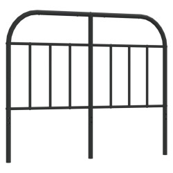 vidaXL Kopfteil Metall Schwarz 120 cm