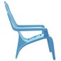 vidaXL Kinder-Gartenstühle 2 Stk. Blau 37x34x44 cm PP Holzoptik vidaXL Kinder-Gartenstühle 2 Stk. Blau 37x34x44 cm PP Holzoptik