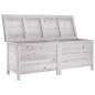 vidaXL Gartentruhe Weiß 150x50x56,5 cm Massivholz Tanne vidaXL Gartentruhe Weiß 150x50x56,5 cm Massivholz Tanne